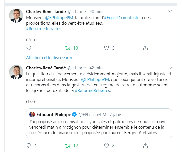 charles rene tande twitter retraites